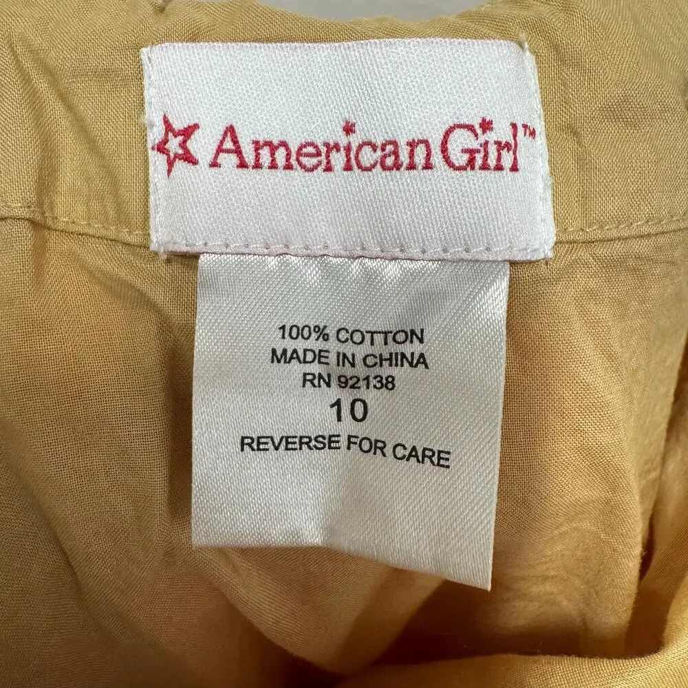 American Girl Doll Girl of the Year 2006 JESS Matching Child Sz10 Outfit Set